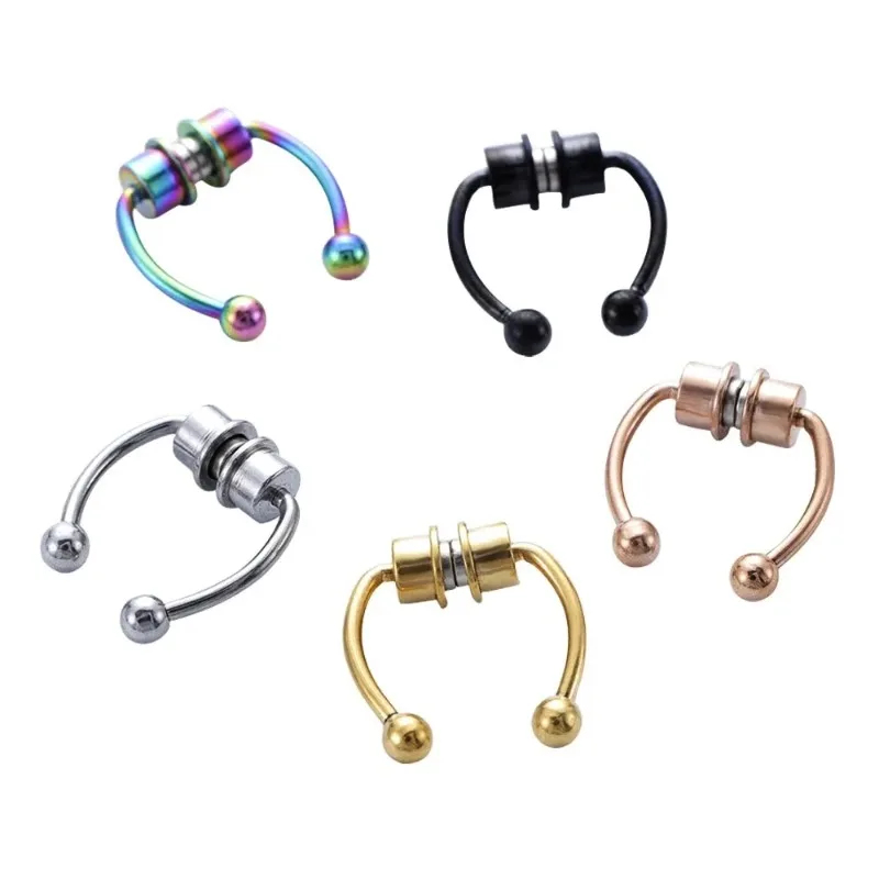 Body Jewelry Piercing - 1/2/3 шт. фальшивые магнитные кольца для