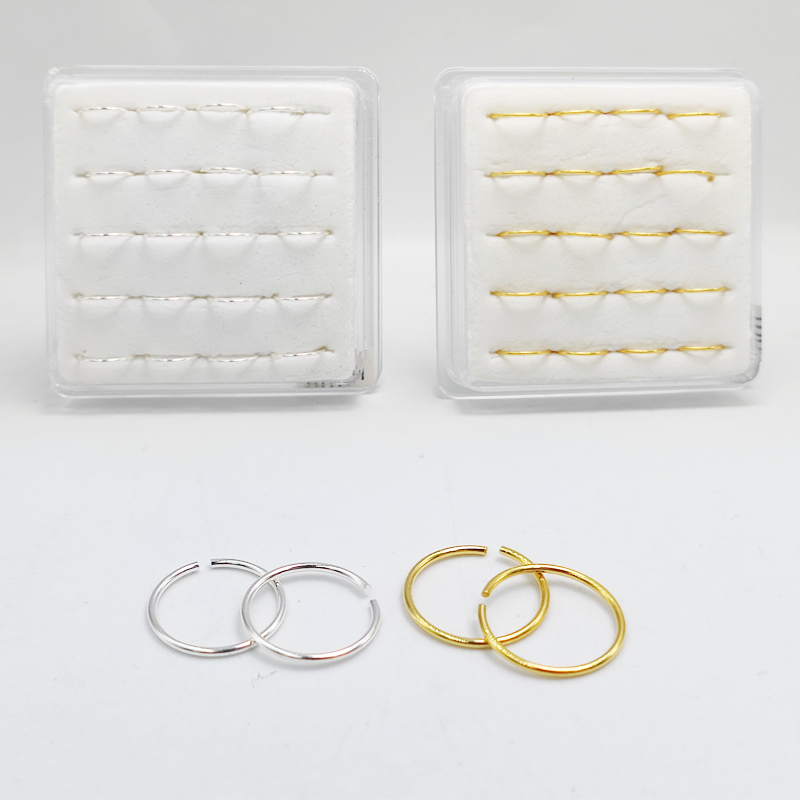 Body Jewelry Lot - Кольцо для носа из серебра 925