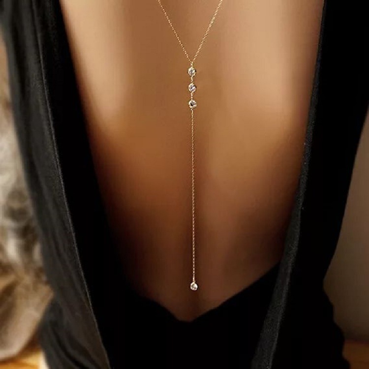Body Jewelry For You - Новое сексуальное женское ожерелье со стразами