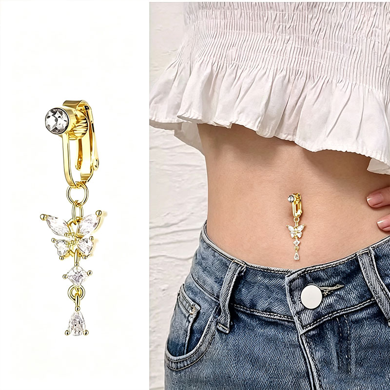Body Jewelry Piercing - 1 шт. Модный клипс на пупок