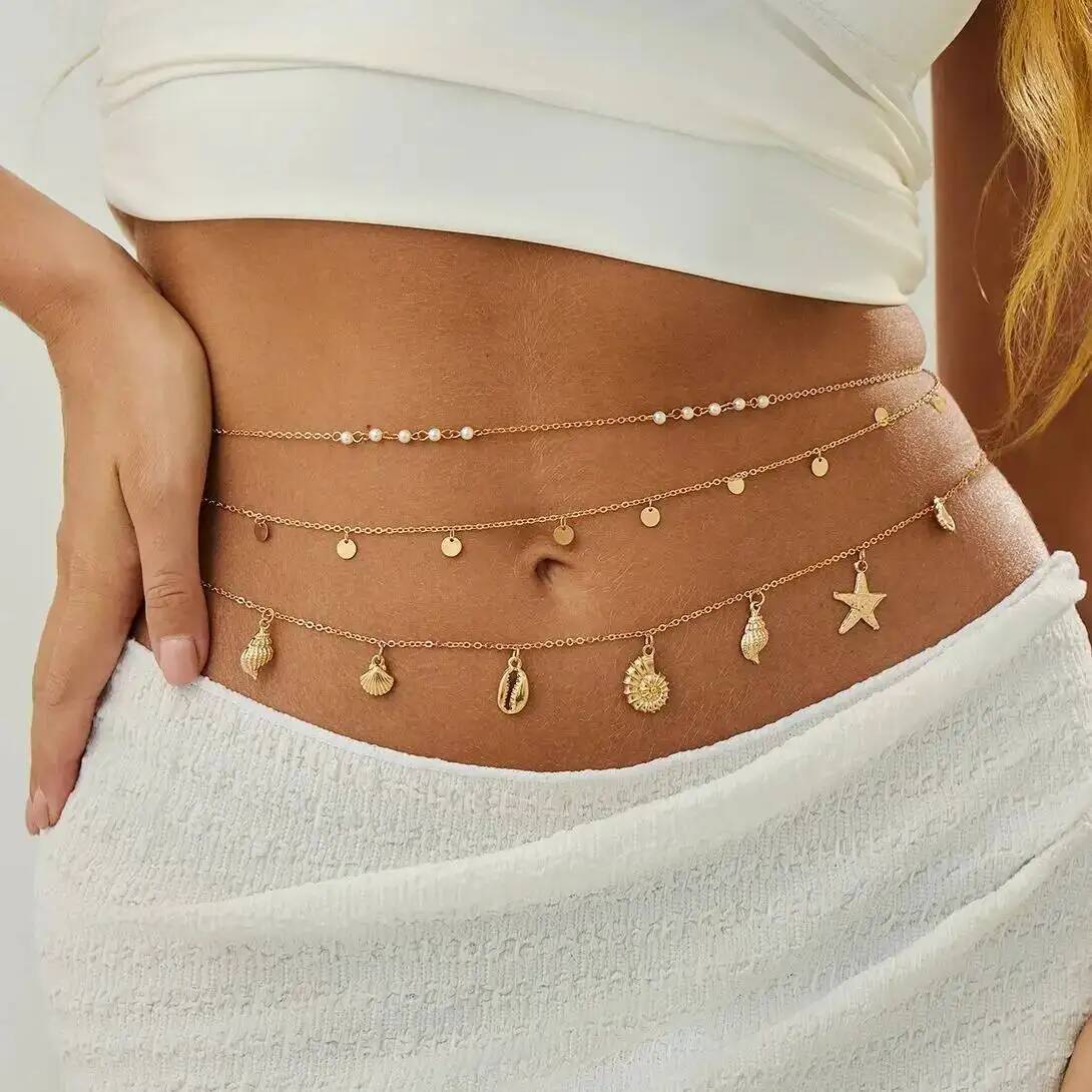 Body Jewelry For You - IngeSight.Z 3 шт./компл. Boho морская звезда