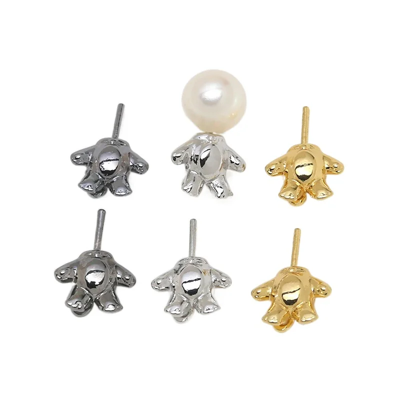 Body Jewelry Real Gold - 4 шт., медное покрытие, настоящее золото,