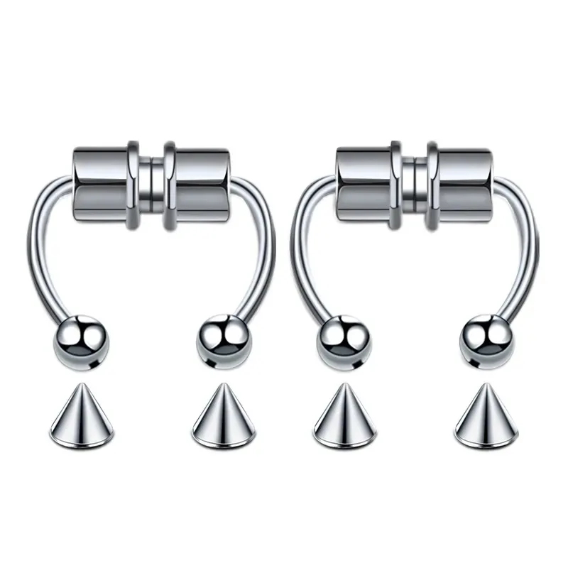1/2/3 шт. фальшивые магнитные  – обзор и цена Body Jewelry Piercing