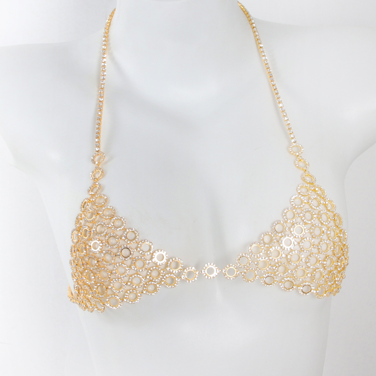 Модное колье с круглым сращени – обзор и цена Body Jewelry Luxury