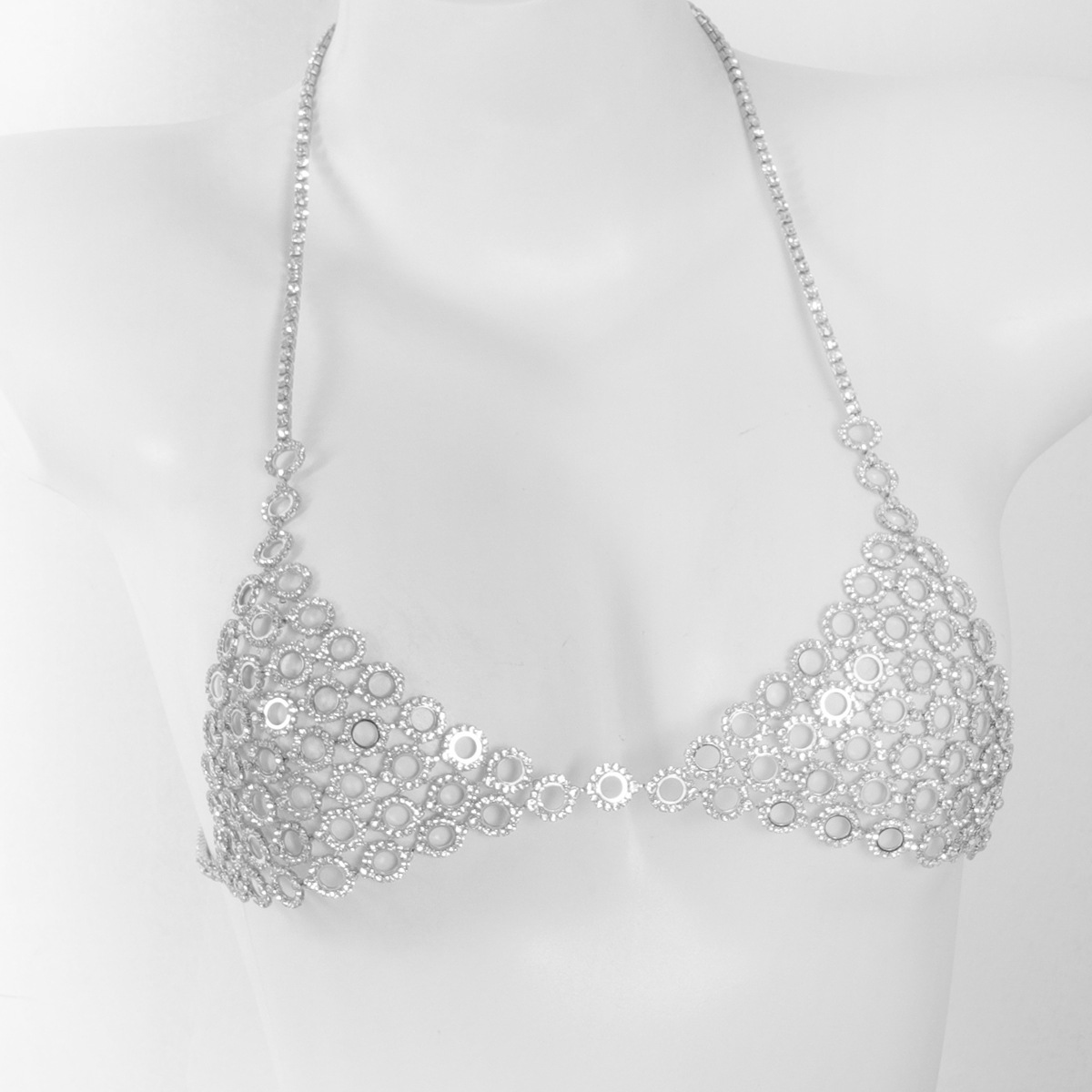 Модное колье с круглым сращени – обзор и цена Body Jewelry Luxury