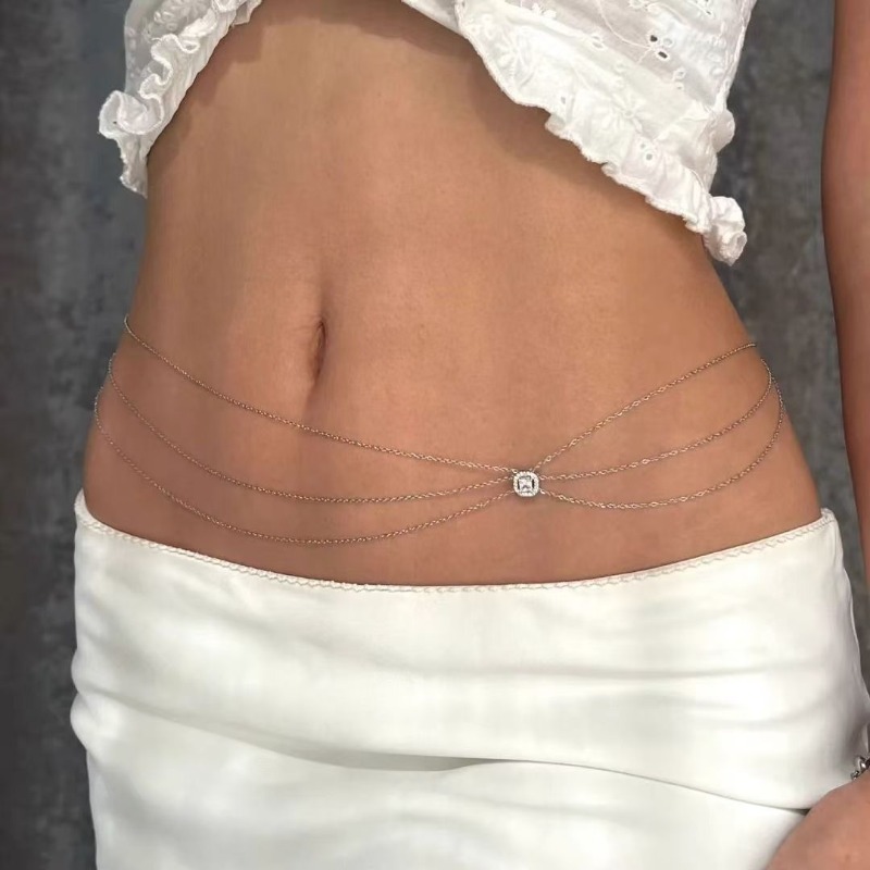 Летняя Металлическая Цепочка н – обзор и цена Body Jewelry Luxury