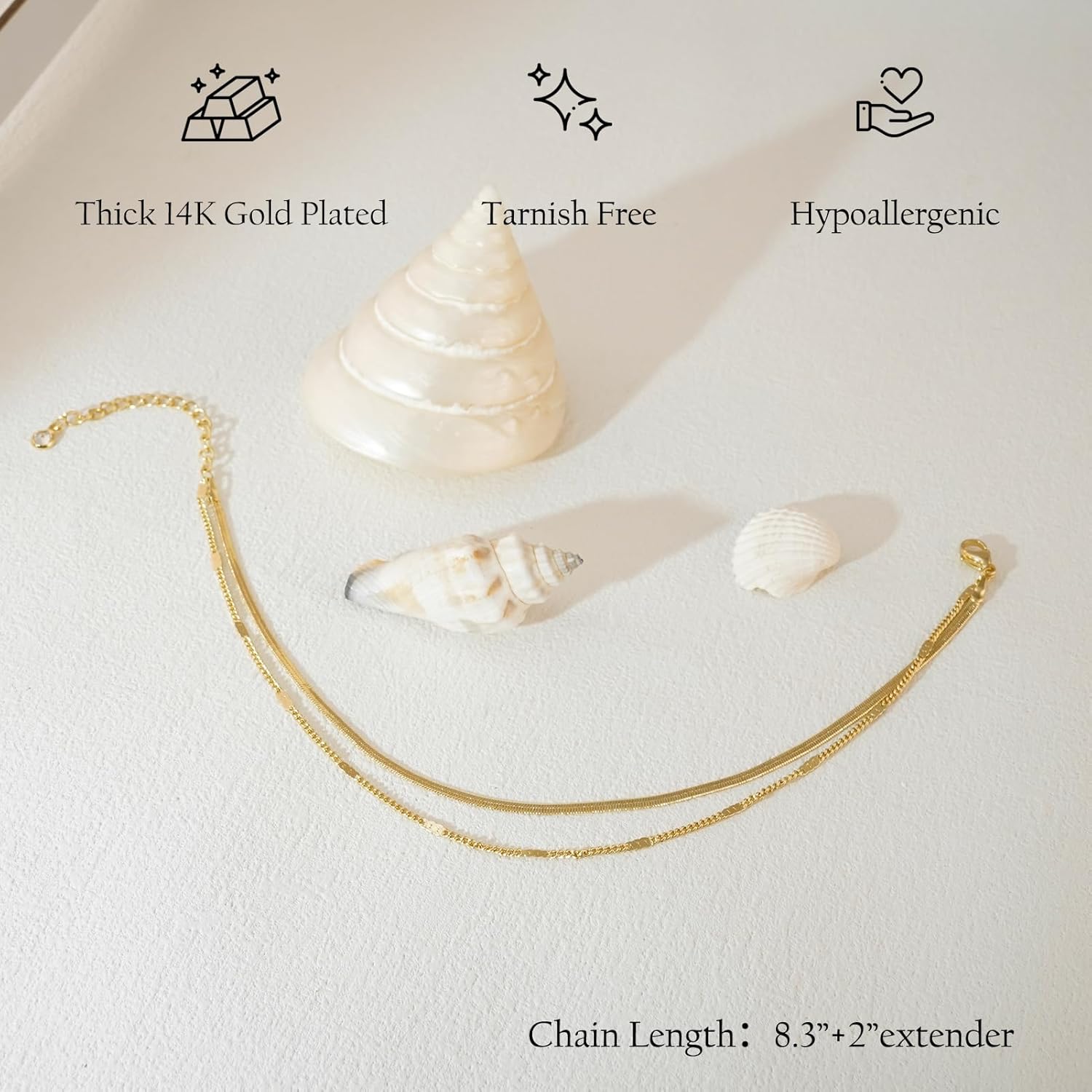 Браслеты на щиколотке для женщ – обзор и цена Body Jewelry Real Gold