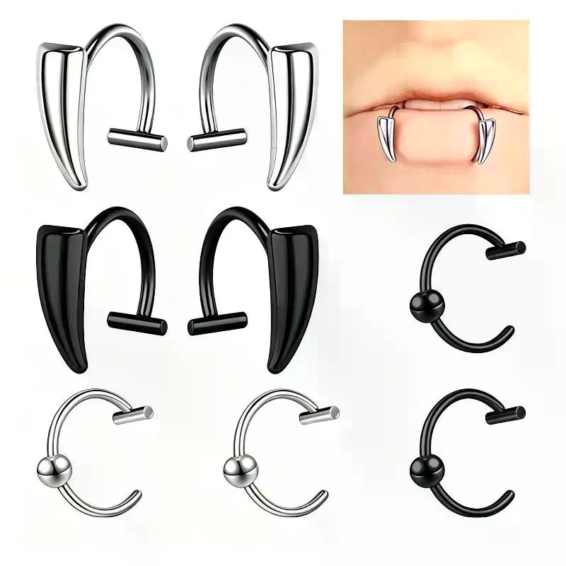 Панк-украшение для губ: имитац – обзор и цена Body Jewelry Piercing
