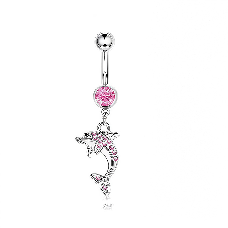 1 шт., кольца для пупка с розо – обзор и цена Body Jewelry Piercing