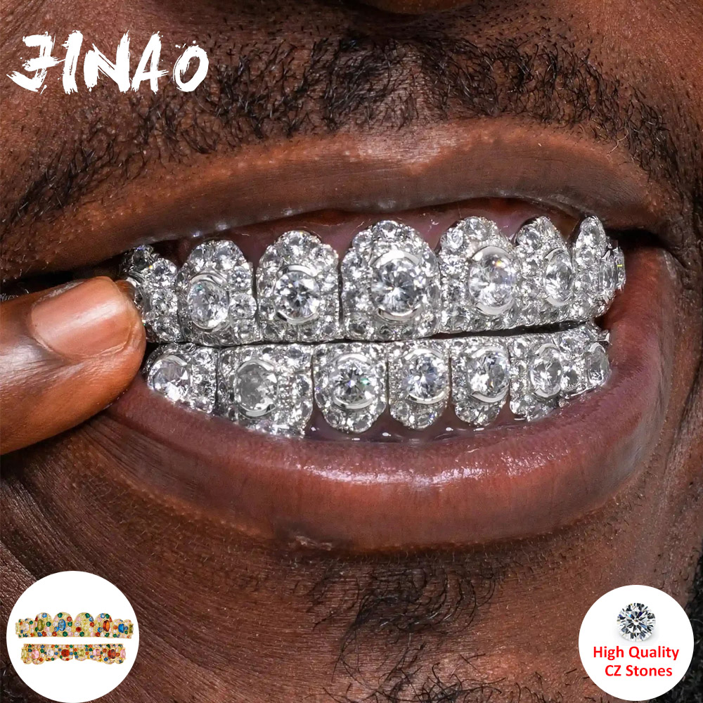 JINAO Хип-хоп грилзы с полным  – обзор и цена Body Jewelry Lot