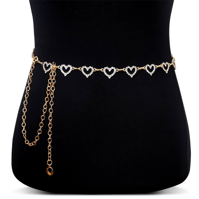 Модный пояс-цепочка с стразами – обзор и цена Body Jewelry Women