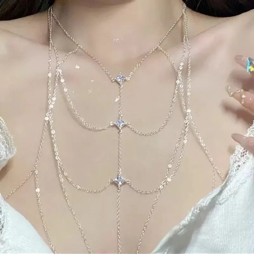Многослойная роскошная серебря – обзор и цена Body Jewelry Luxury